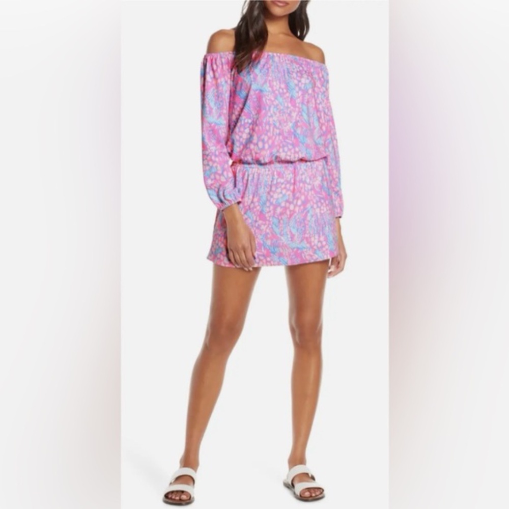 Lilly Pulitzer Lana Skort Romper Pink Sorbet High Altitude